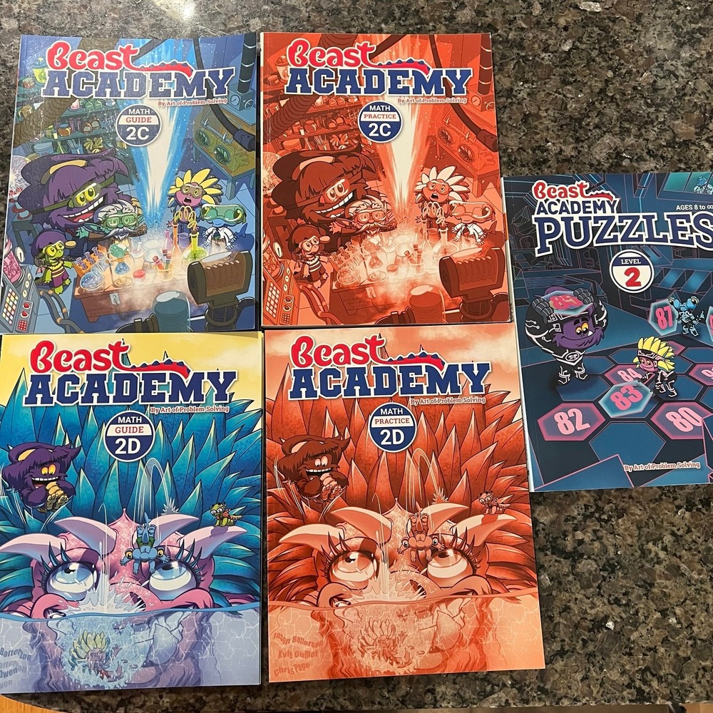 Beast Academy Level 2 Math Workbooks (x-125)